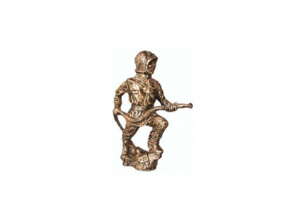 Sculpture Pompier de la caserne de pompiers Antique Style Figure Art moderne Extinction 25 cm